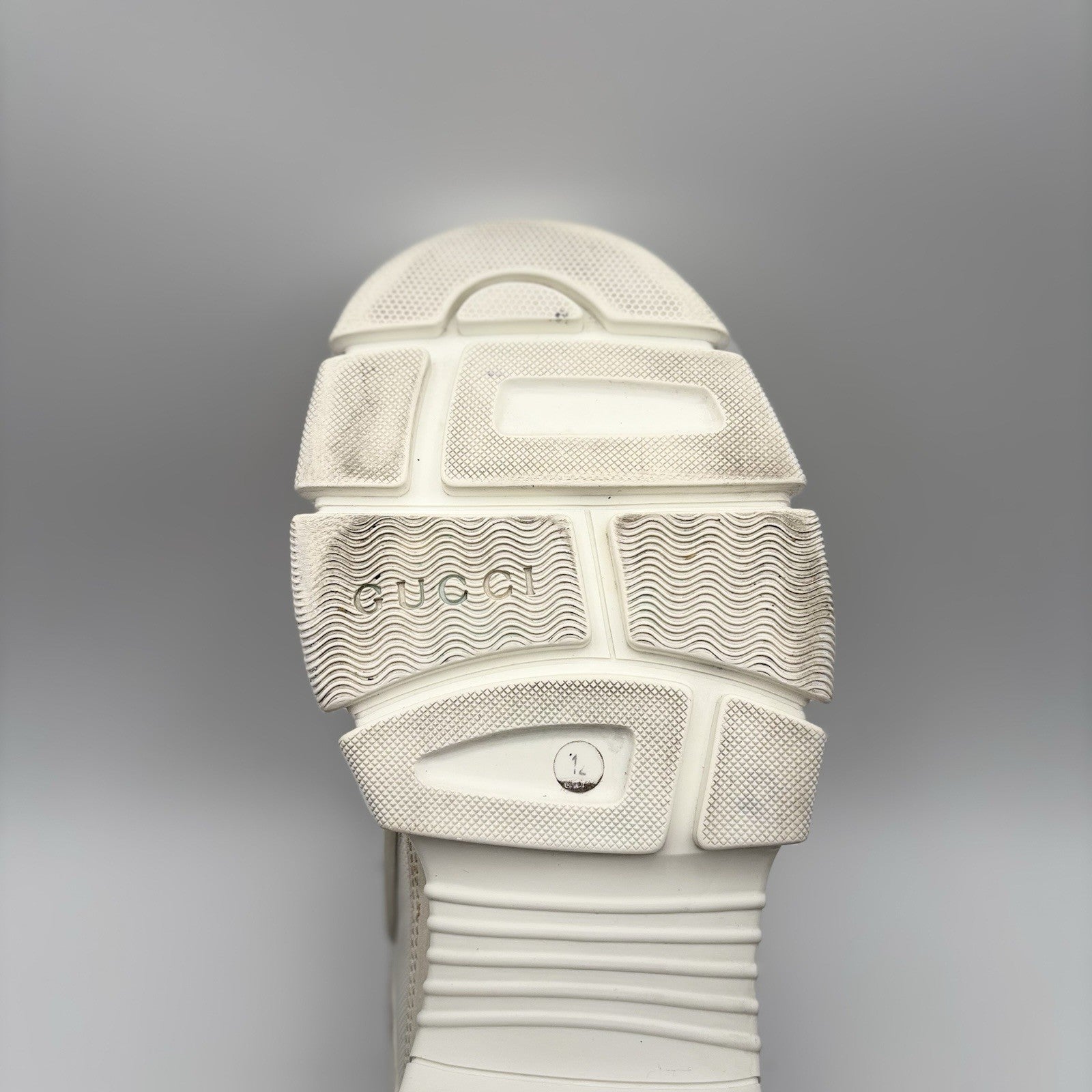Size 12G (12.5 US) - Gucci Flashtrek SEGA ' White, Beige ' | GREAT CONDITION!