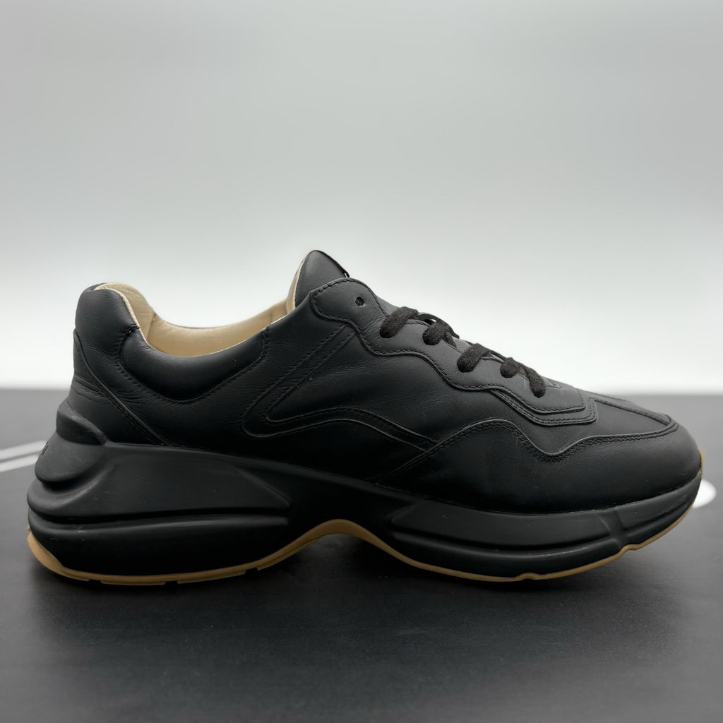 Size 8 G (8.5 US) Gucci Rhyton " Gucci Band " ' Black ' | GREAT COND!