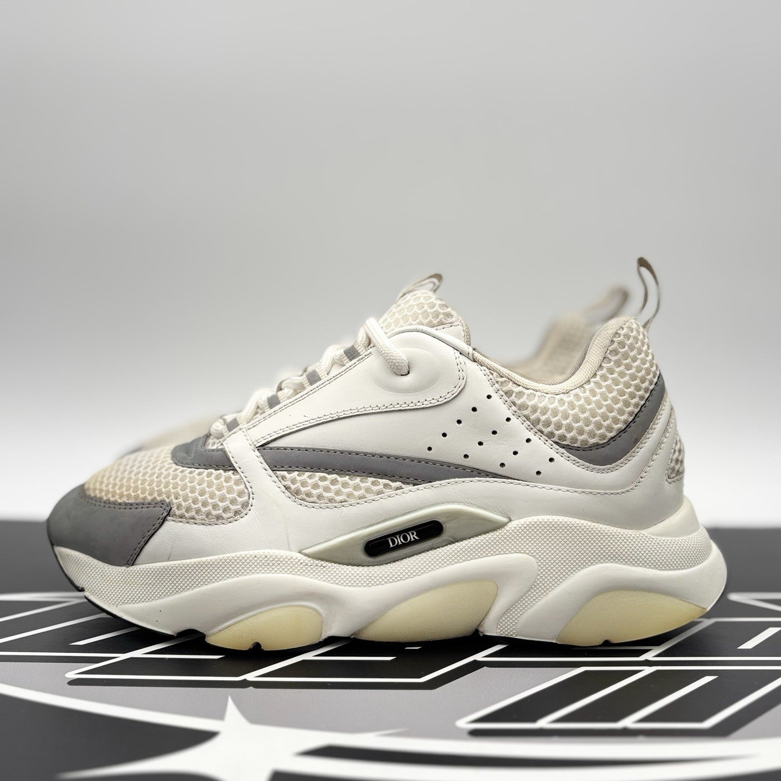 Size 41 (8 US) - Dior B22 Sneaker ' White Reflective '