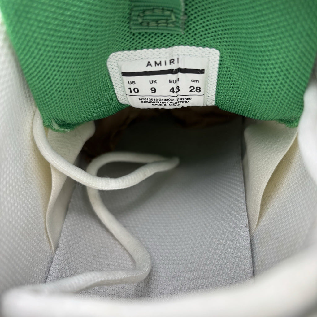 Size 43 (10 US) - Amiri Bone Runner ' Tennis Green ' | EXCELLENT!