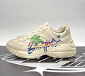 Size 9 G (9.5 US) Gucci Rhyton GG  ‘ Hawaii Ivory Multi ’ | GOOD CONDITION!