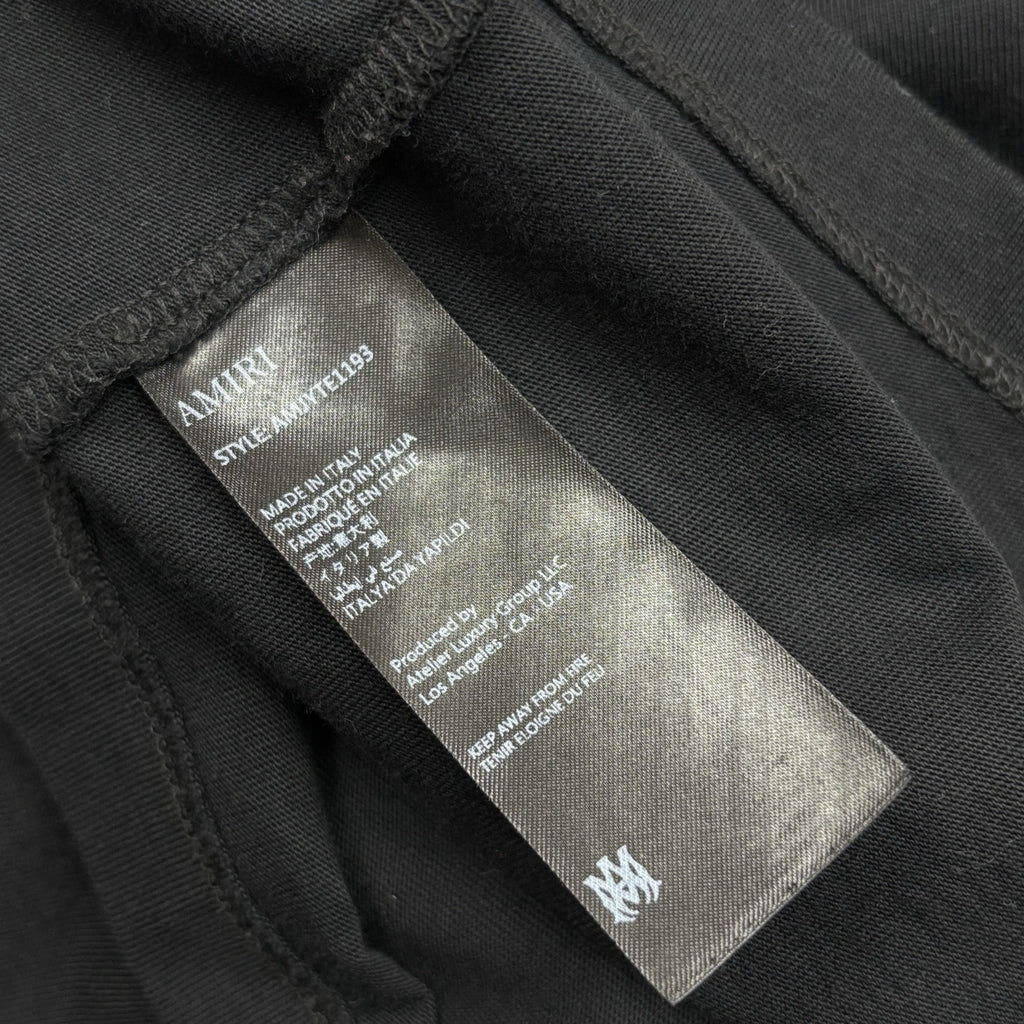 Size XL - Amiri Script Logo T-Shirt ' Black ' | 100% AUTHENTIC!