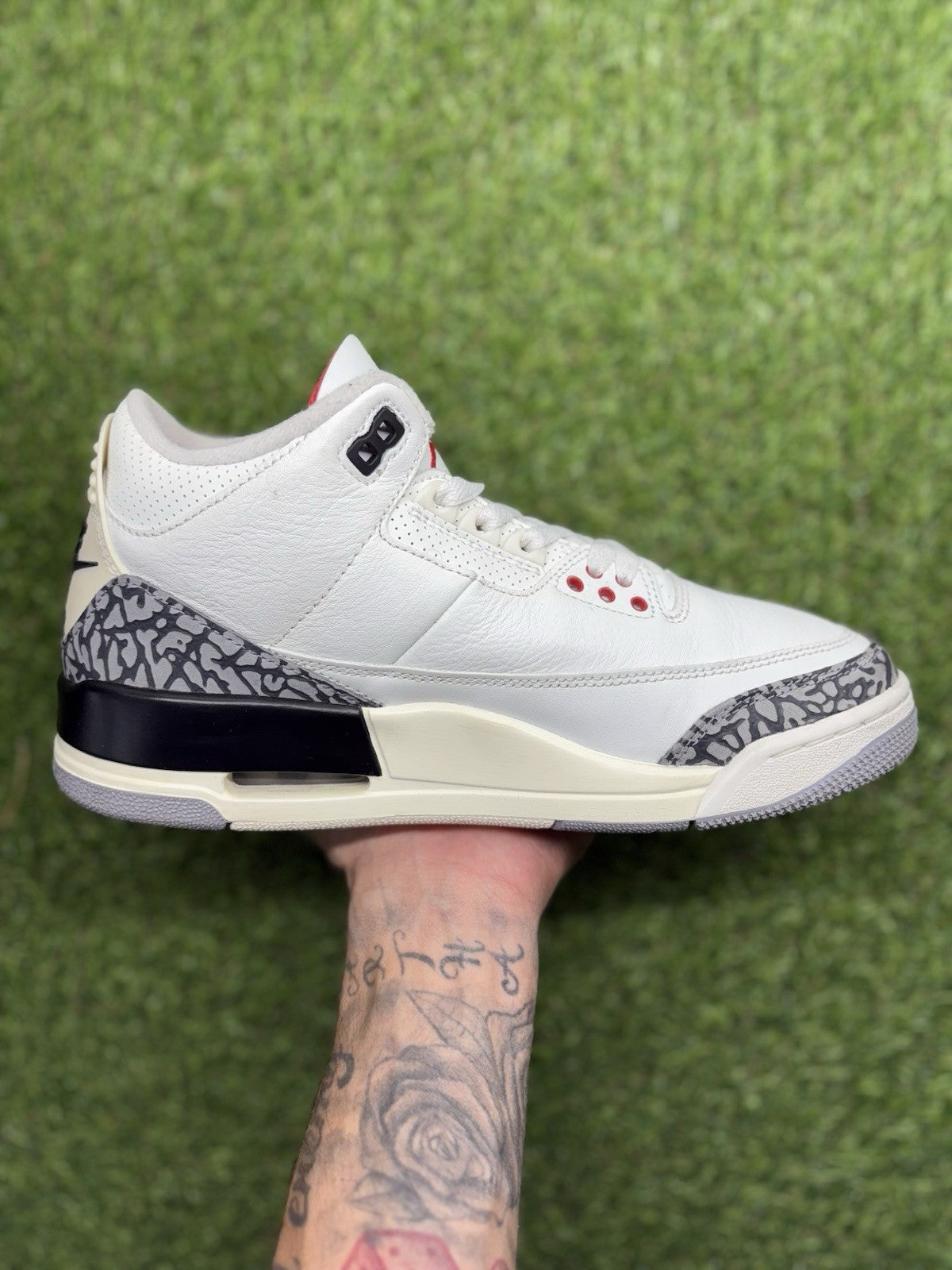 Size 8 - Air Jordan 3 Retro Mid ' White Cement Reimagined ' | SUPER CLEAN!