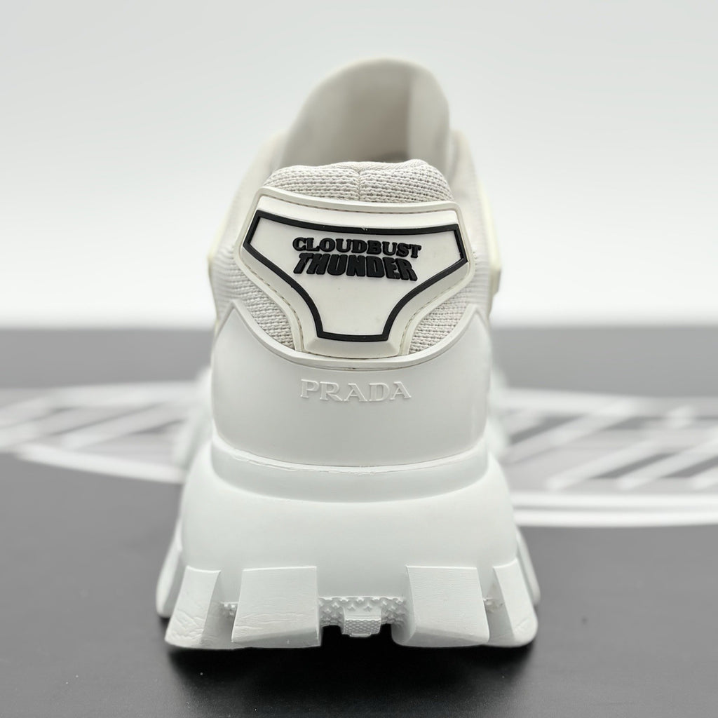 Size 8 UK (9 US) - Prada Cloudbust Thunder ' White ' | GREAT CONDITION!