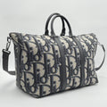 Dior Oblique Jacquard Maxi Weekender 40 Bag ' Beige ' | SUPER CLEAN!