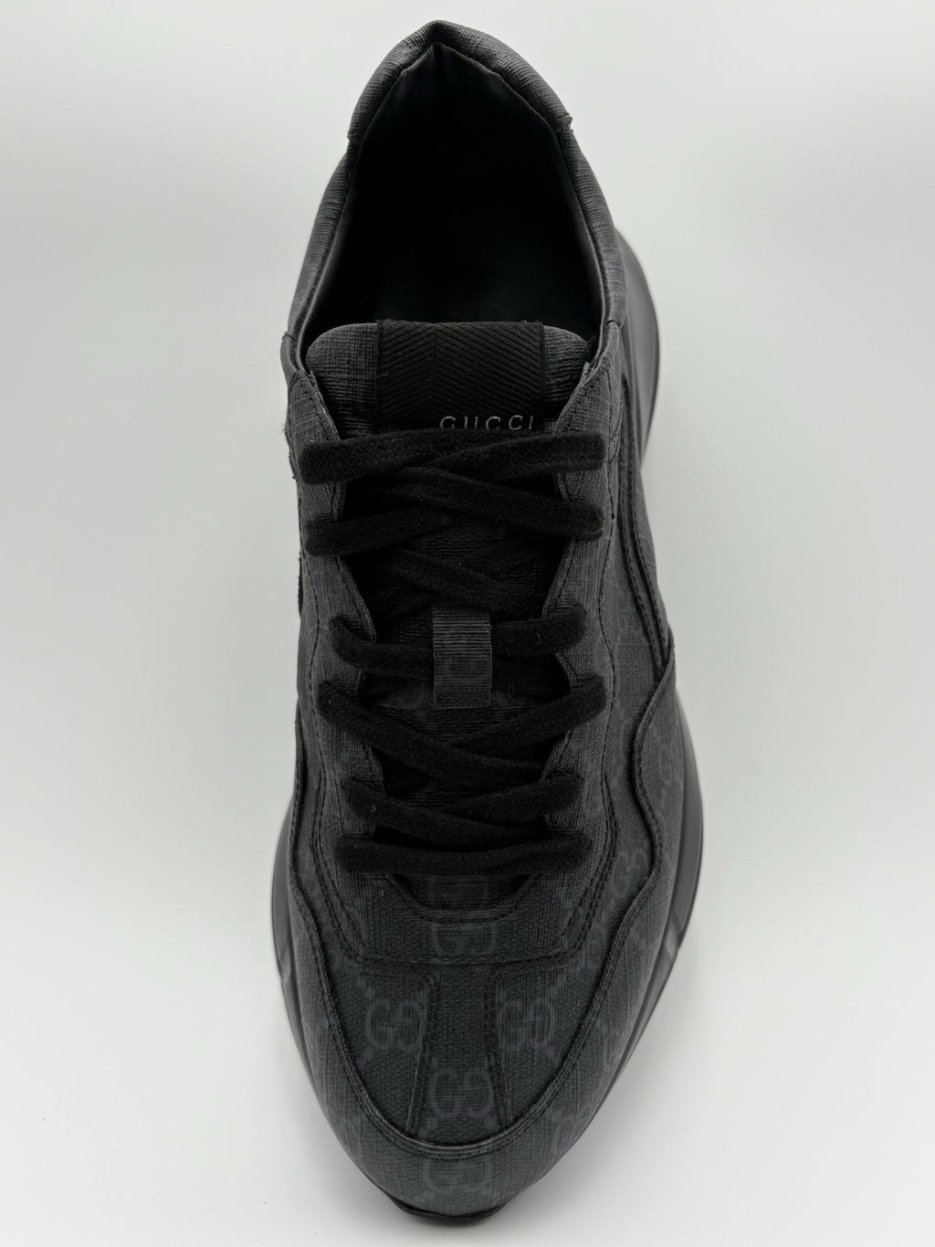 Size 8.5 G (9 US) - Gucci Rhyton ' Monogram Black ' | ONLY WORN 1-3x !