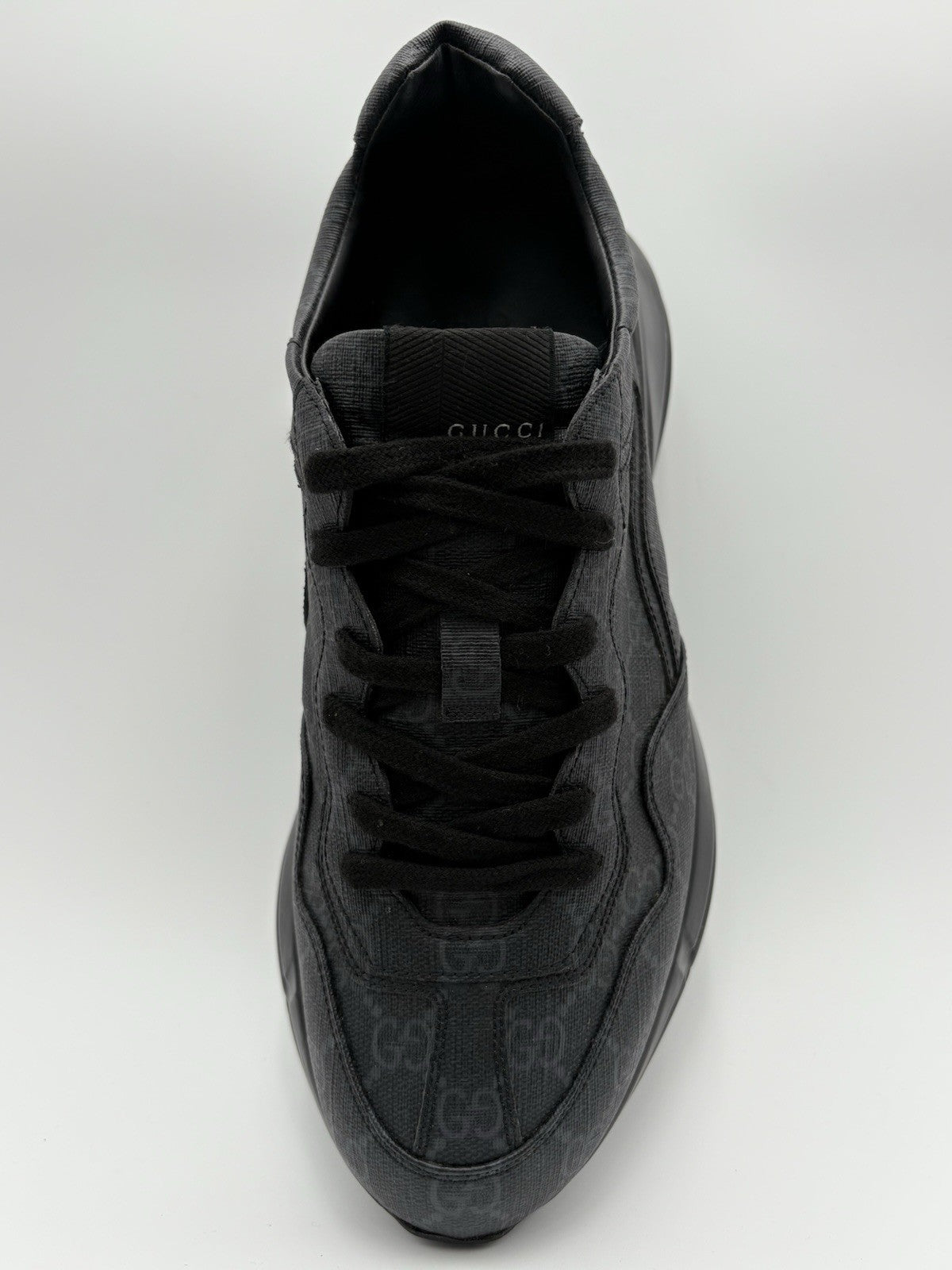 Size 8.5 G (9 US) - Gucci Rhyton ' Monogram Black ' | ONLY WORN 1-3x !