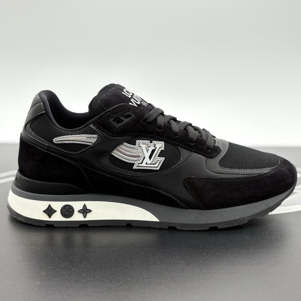 Size 8 LV (9-9.5 US) Louis Vuitton Run Away Low ' Black ' | EXCELLENT CONDITION!