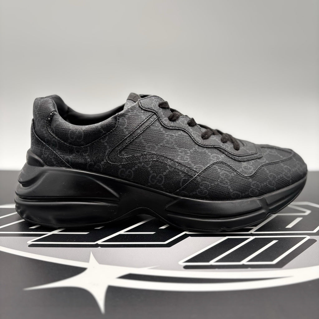 Size 10 G (10.5 US) - Gucci Rhyton ' Monogram Black ' | GREAT CONDITION!