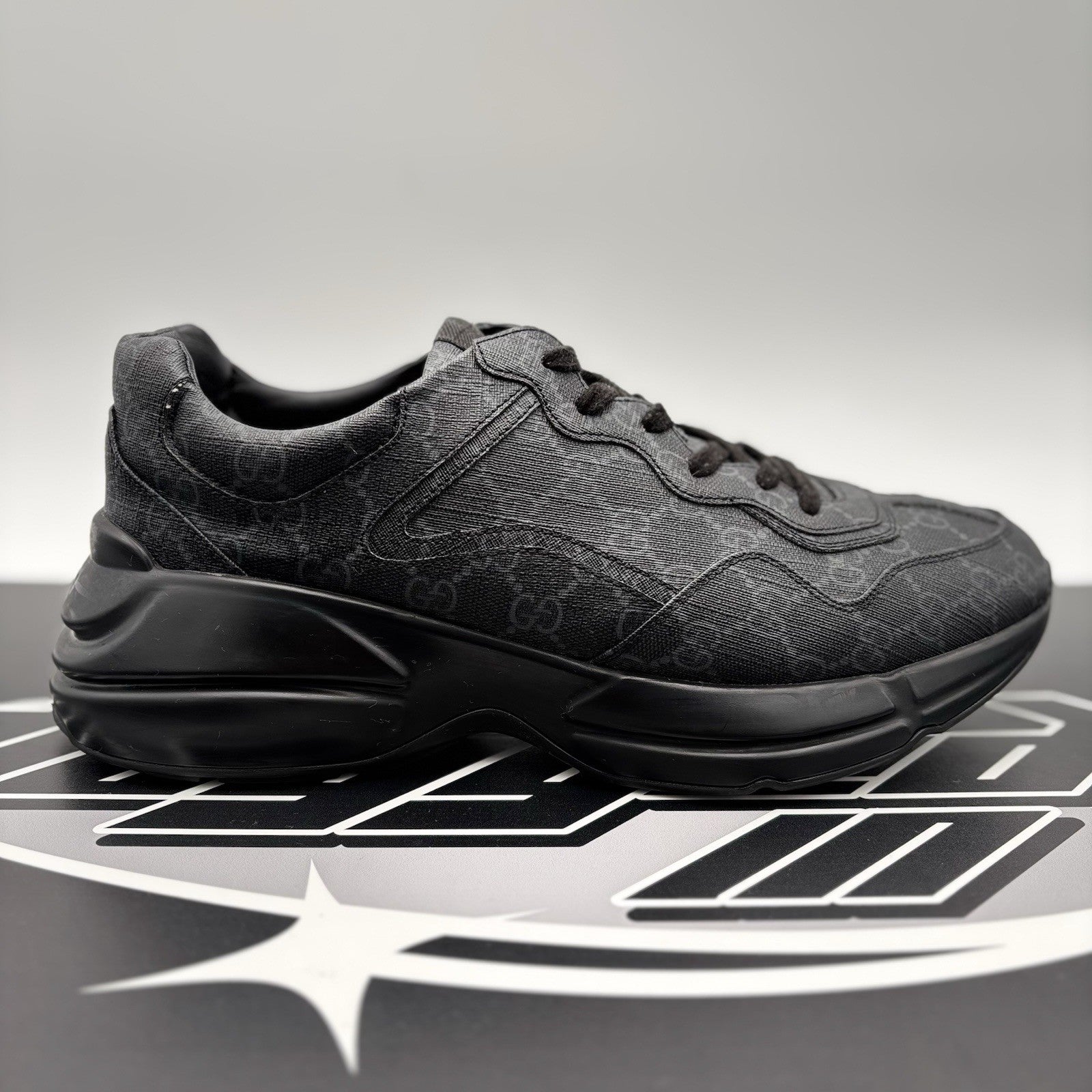 Size 10 G (10.5 US) - Gucci Rhyton ' Monogram Black ' | GREAT CONDITION!