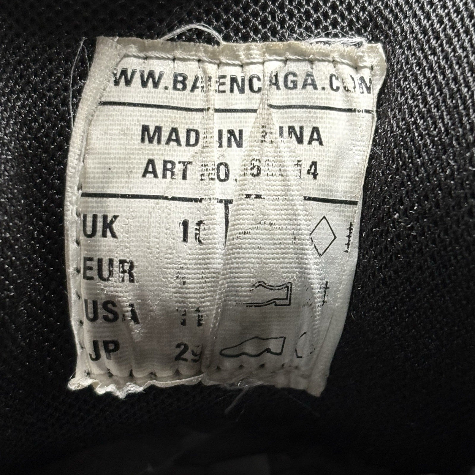 Size 44 (11 US) - Balenciaga Track 2 Trainer ' Black ' | GOOD CONDITION!