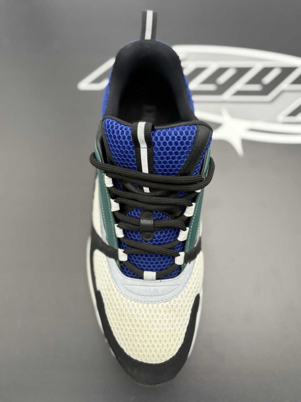 Size 50 (17 US) - Dior B22 Sneaker ' White Deep Green ' | GREAT CONDITION!