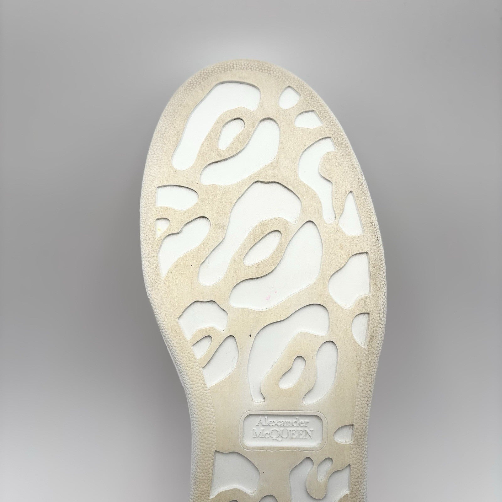Size 41 (8 US) Alexander McQueen ' White, Pink Snake Print ' | GREAT CONDITION!