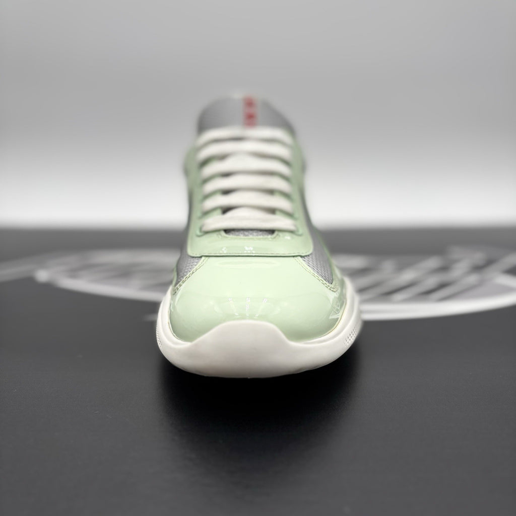 Size 8 UK (9 US) Prada Americas Cup ' White, Mint, Silver ' | GREAT CONDITION!