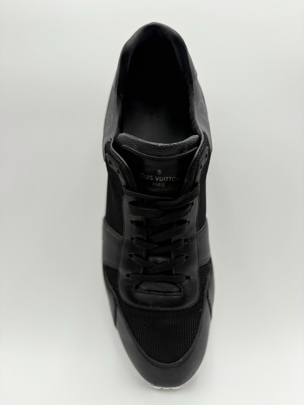 Size 9.5 LV (10.5-11 US) Louis Vuitton Run Away ' Black White ' | GOOD CONDITION