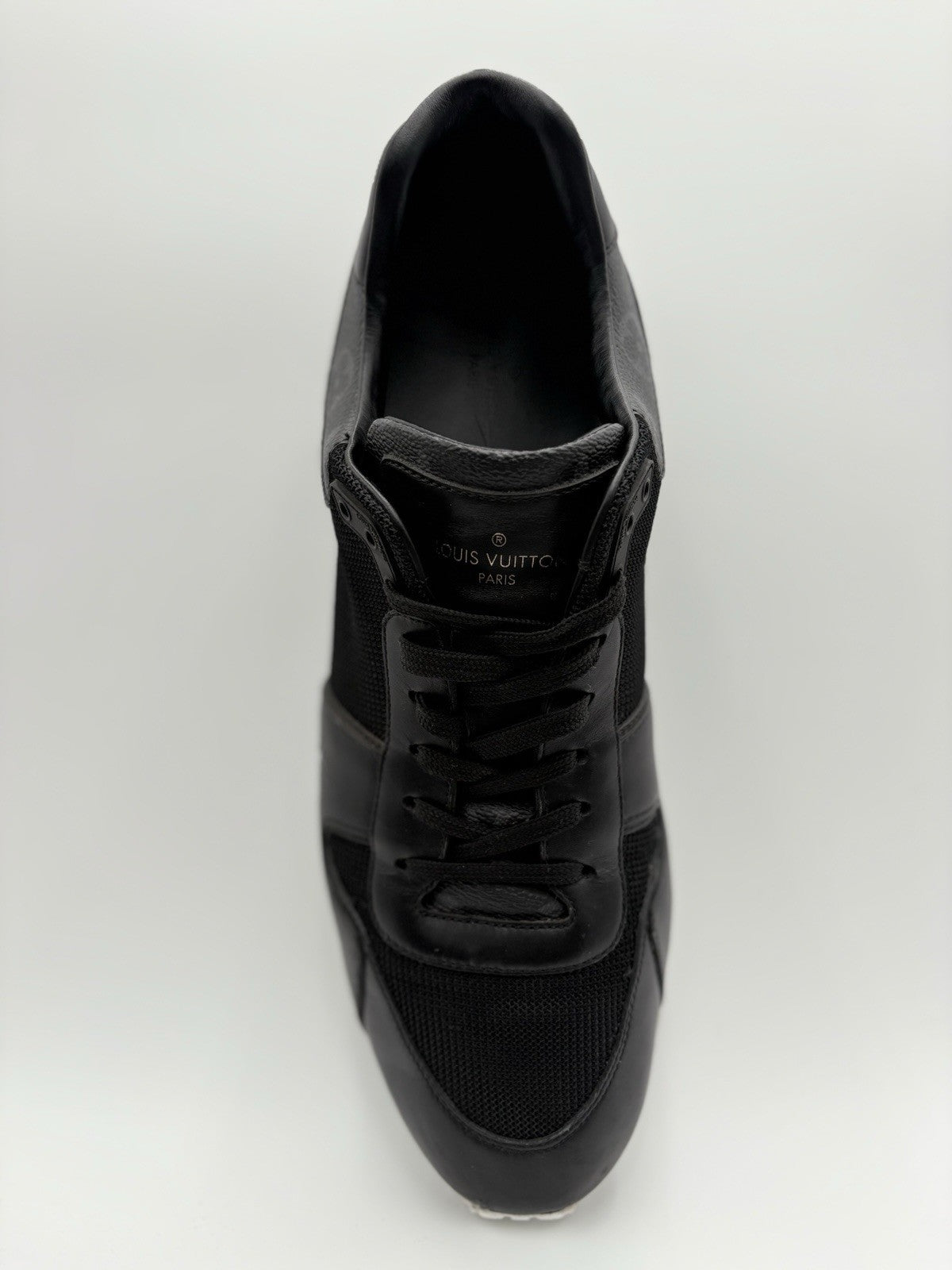 Size 9.5 LV (10.5-11 US) Louis Vuitton Run Away ' Black White ' | GOOD CONDITION