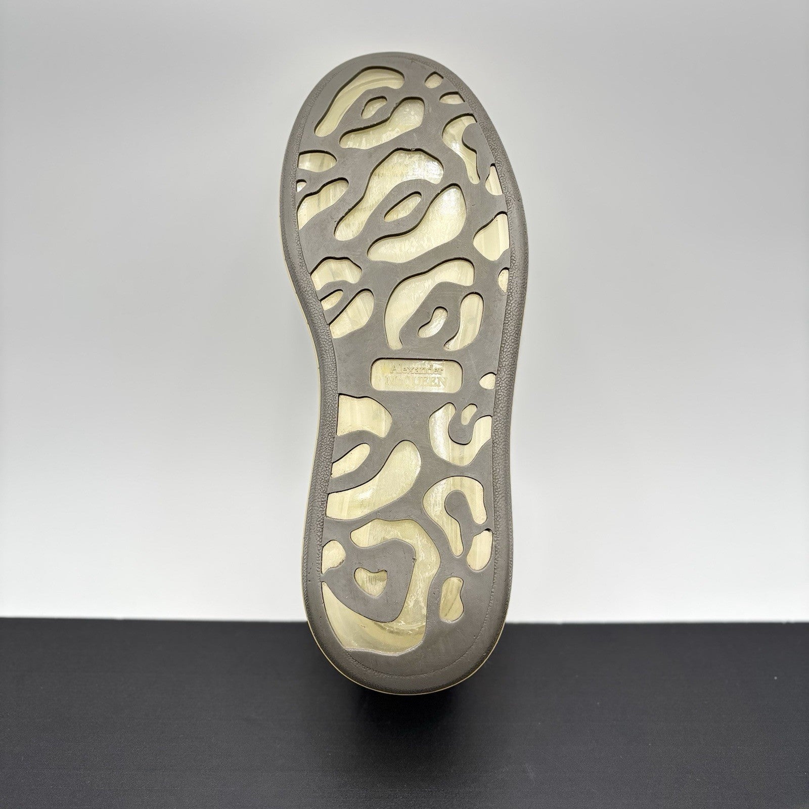 Size 42 (9 US) Alexander McQueen ' Transparent Sole, Snakeskin ' | GREAT!