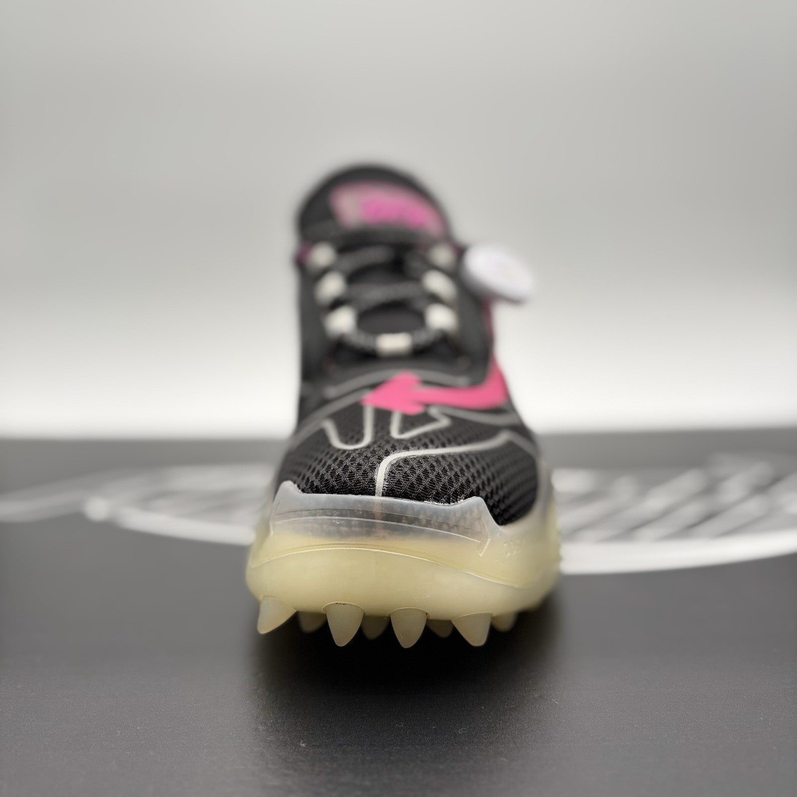 Size 42 (9 US) Off-White Odsy-1000 ' Transparent Fuchsia ' | GREAT CONDITION!