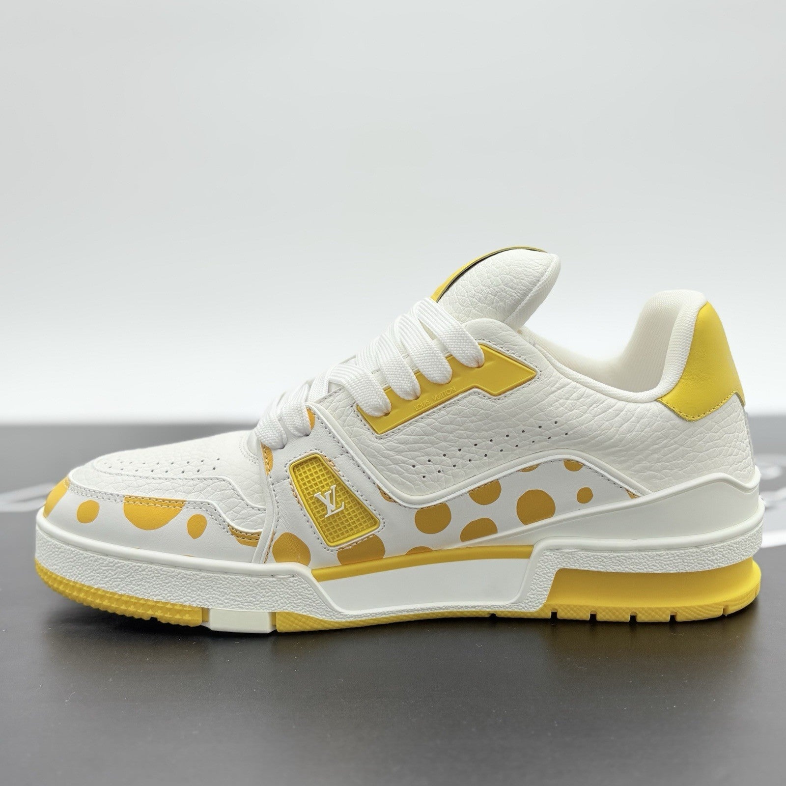 Size 6 LV (7-7.5 US) Louis Vuitton x Yayoi Kusama ' White Yellow ' | BRAND NEW!