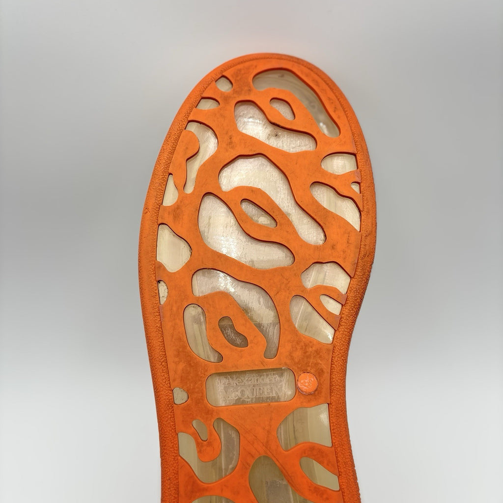 Size 43 (10 US) Alexander McQueen ' Translucent Orange ' | GREAT COND!