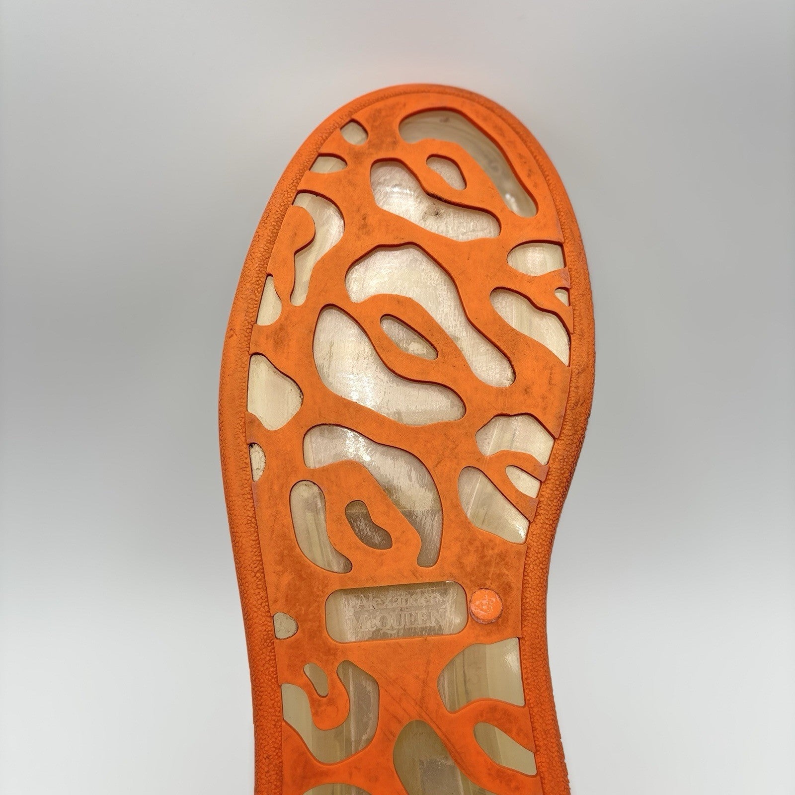 Size 43 (10 US) Alexander McQueen ' Translucent Orange ' | GREAT COND!
