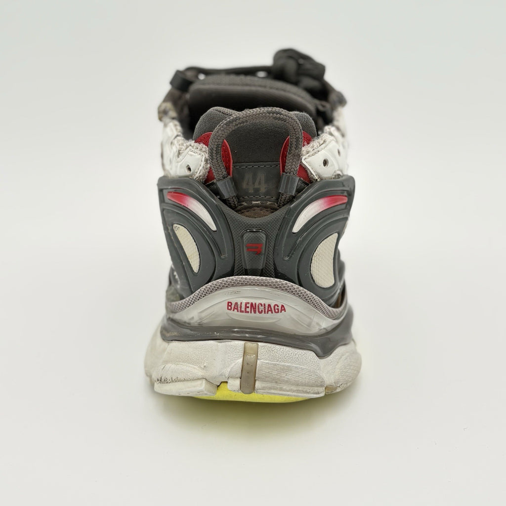 Size 44 (11 US) - Balenciaga Runner ' Black White Red Fluo Yellow ' | GOOD COND!