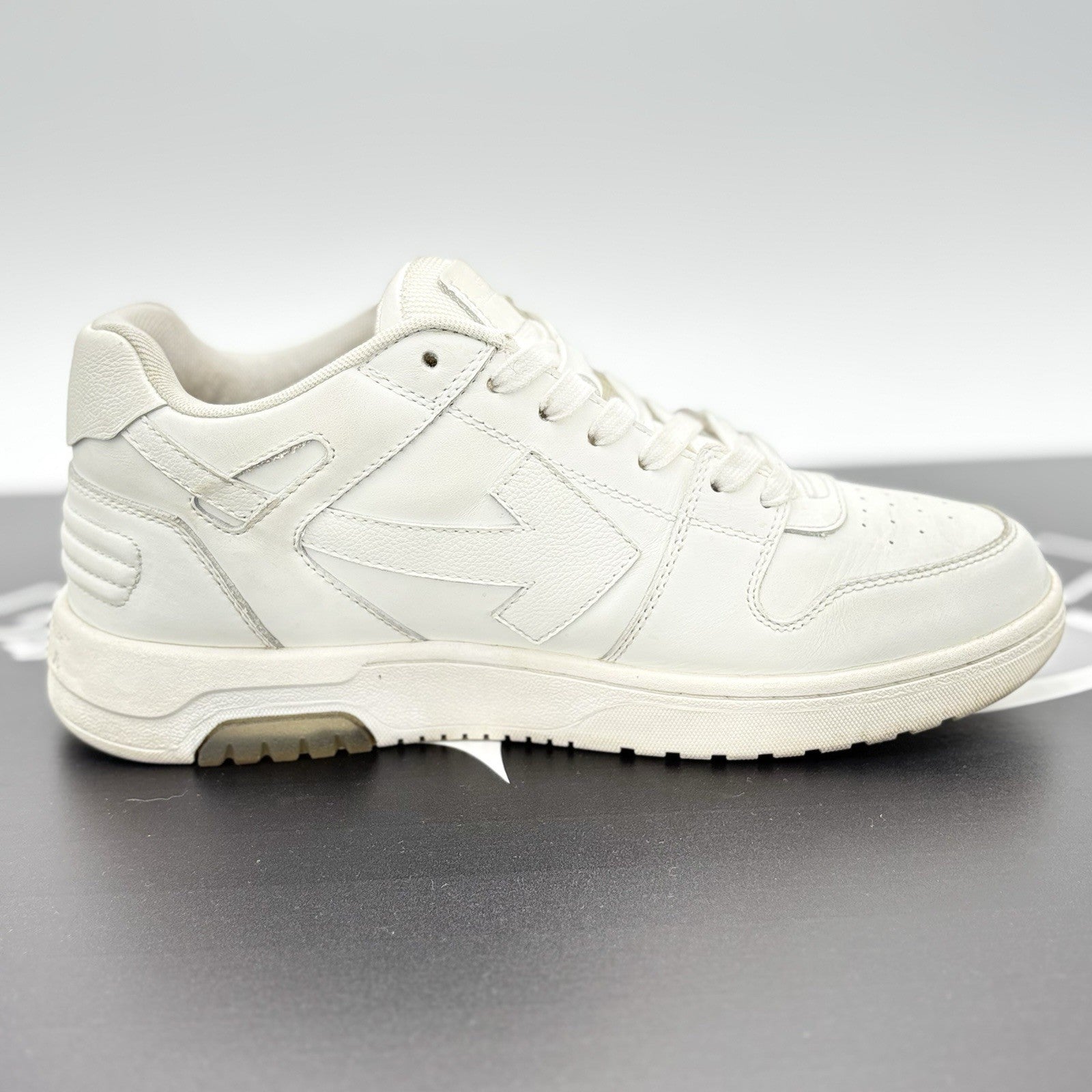 Size 42 (9 US) Off-White Out of Office “For Walking” ' White Fuchsia ' | GOOD!
