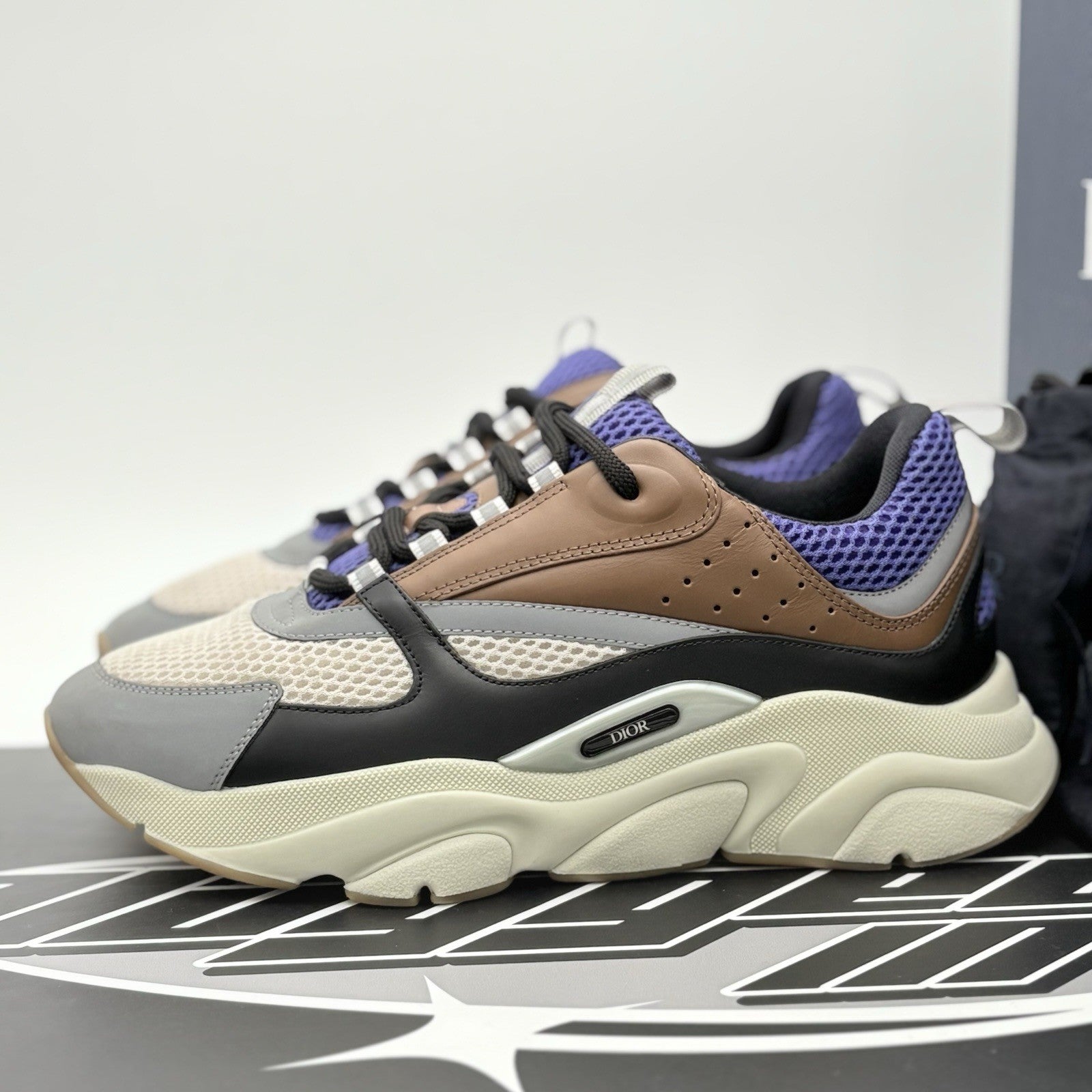 Size 43 (US 10) - Dior B22 Sneaker ' Coffee Violet ' | SUPER CLEAN!