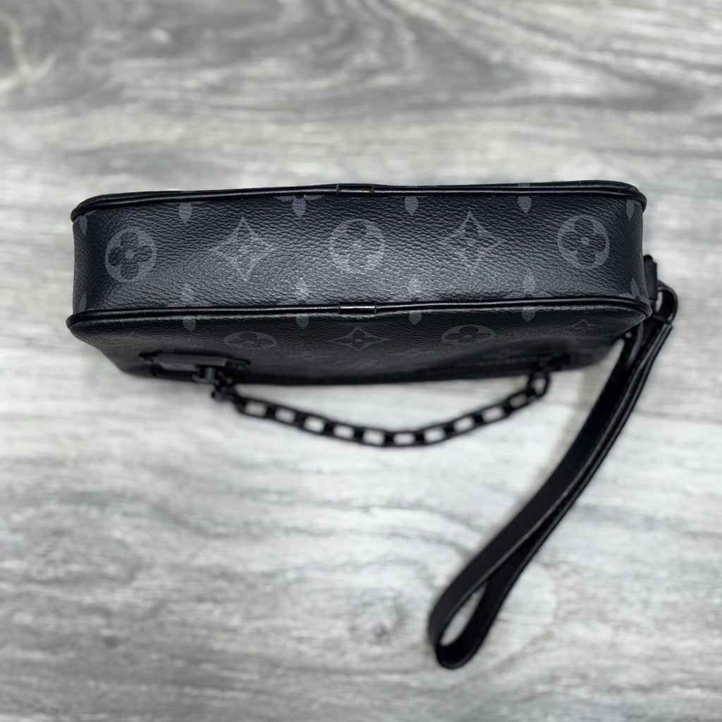 Louis Vuitton Pochette Volga Monogram Eclipse ' Black ' | SUPER CLEAN!