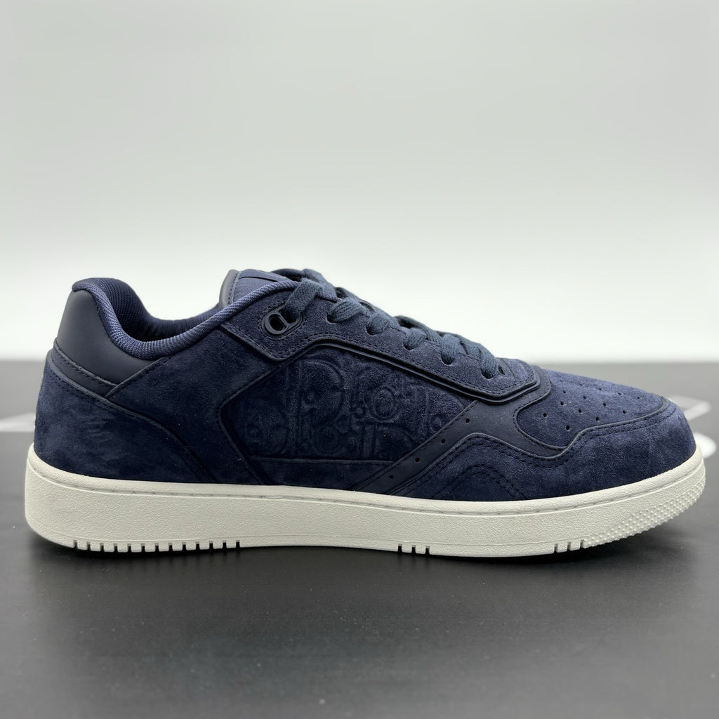Size 44 (11 US) - Dior B27 Low ' Navy Blue Suede ' | ONLY WORN ONCE!