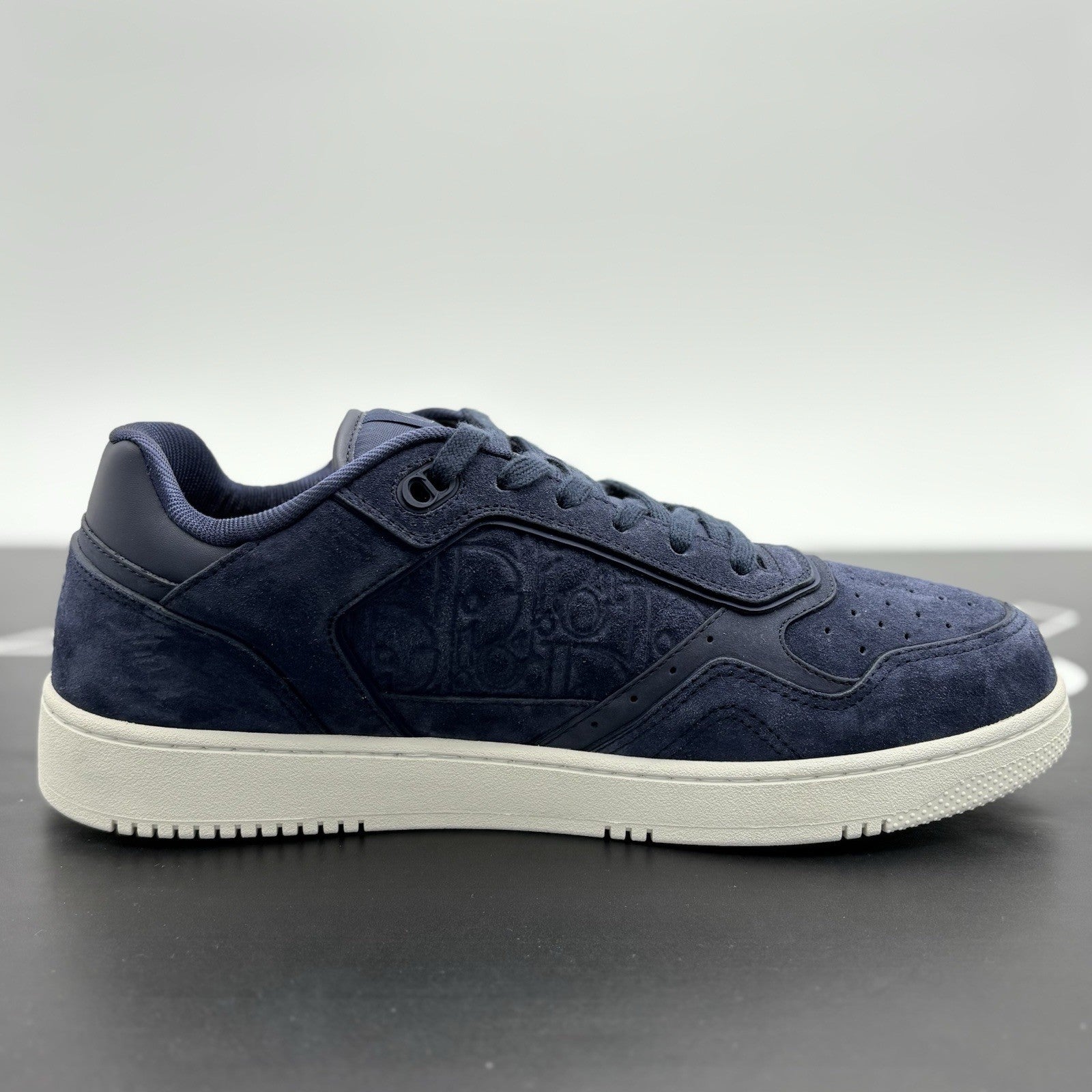 Size 44 (11 US) - Dior B27 Low ' Navy Blue Suede ' | ONLY WORN ONCE!