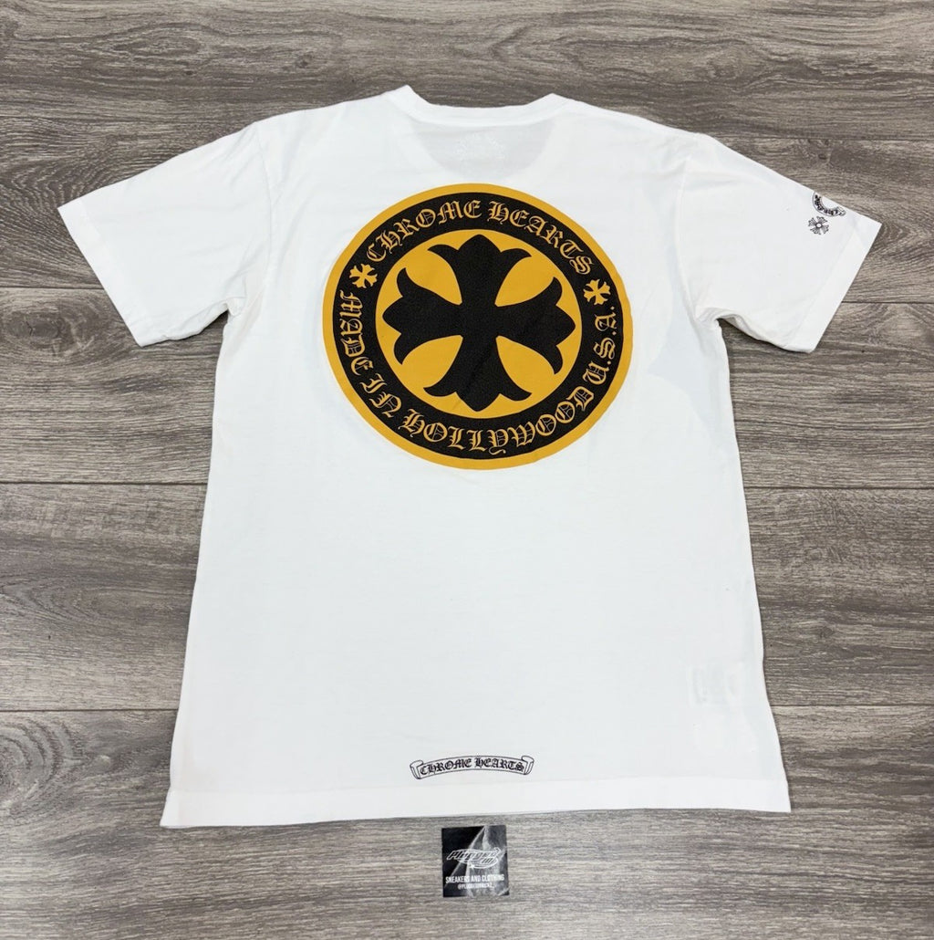 Size Medium - Chrome Hearts Plus Logo Short Sleeve T-Shirt ' White ' | EXCELLENT