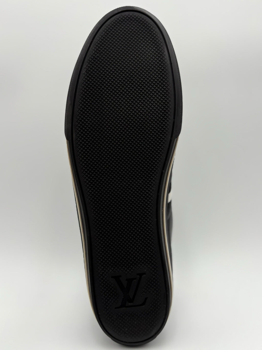 Size 11 LV (12-12.5 US) Louis Vuitton Suede & Leather Cosmos ' Black ' | CLEAN!