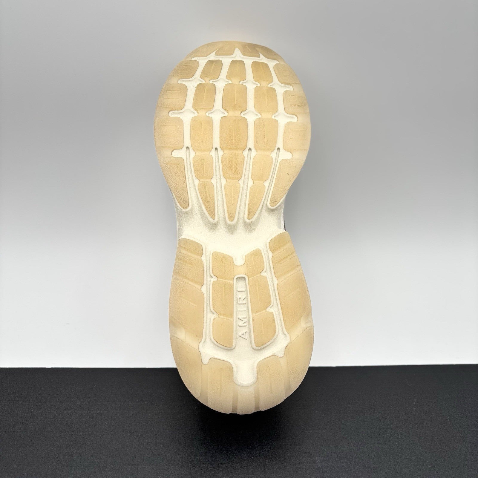 Size 42 (9 US) Amiri Bone Runner ' White, Beige, Grey ' | GOOD CONDITION!