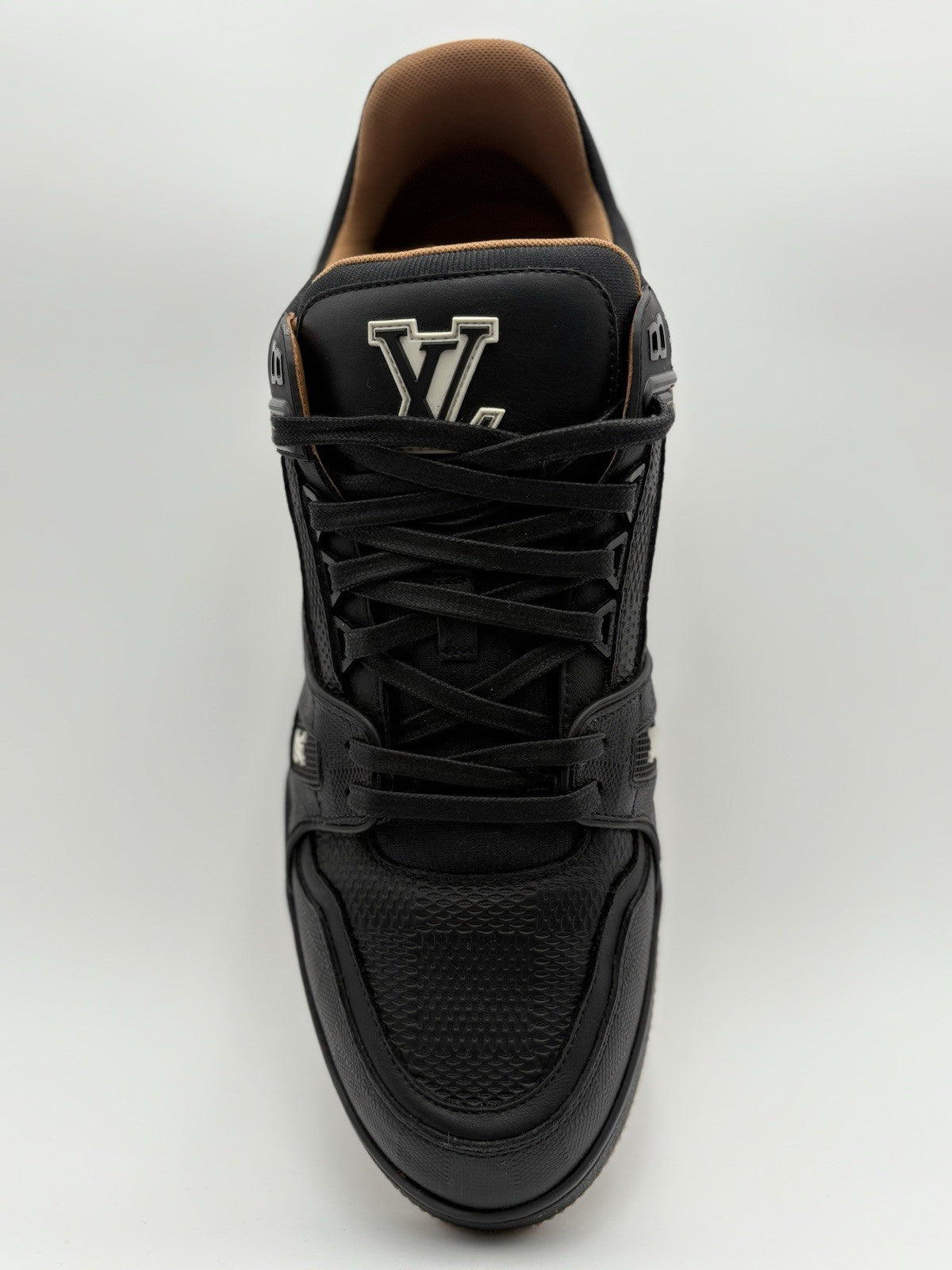 Size 11 LV (12-12.5 US) Louis Vuitton Trainer ' Black Brown ' | GREAT CONDITION!