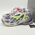 Size 41 - Balenciaga Runner ' Grey Light Purple Neón Yellow White ' | NEW!