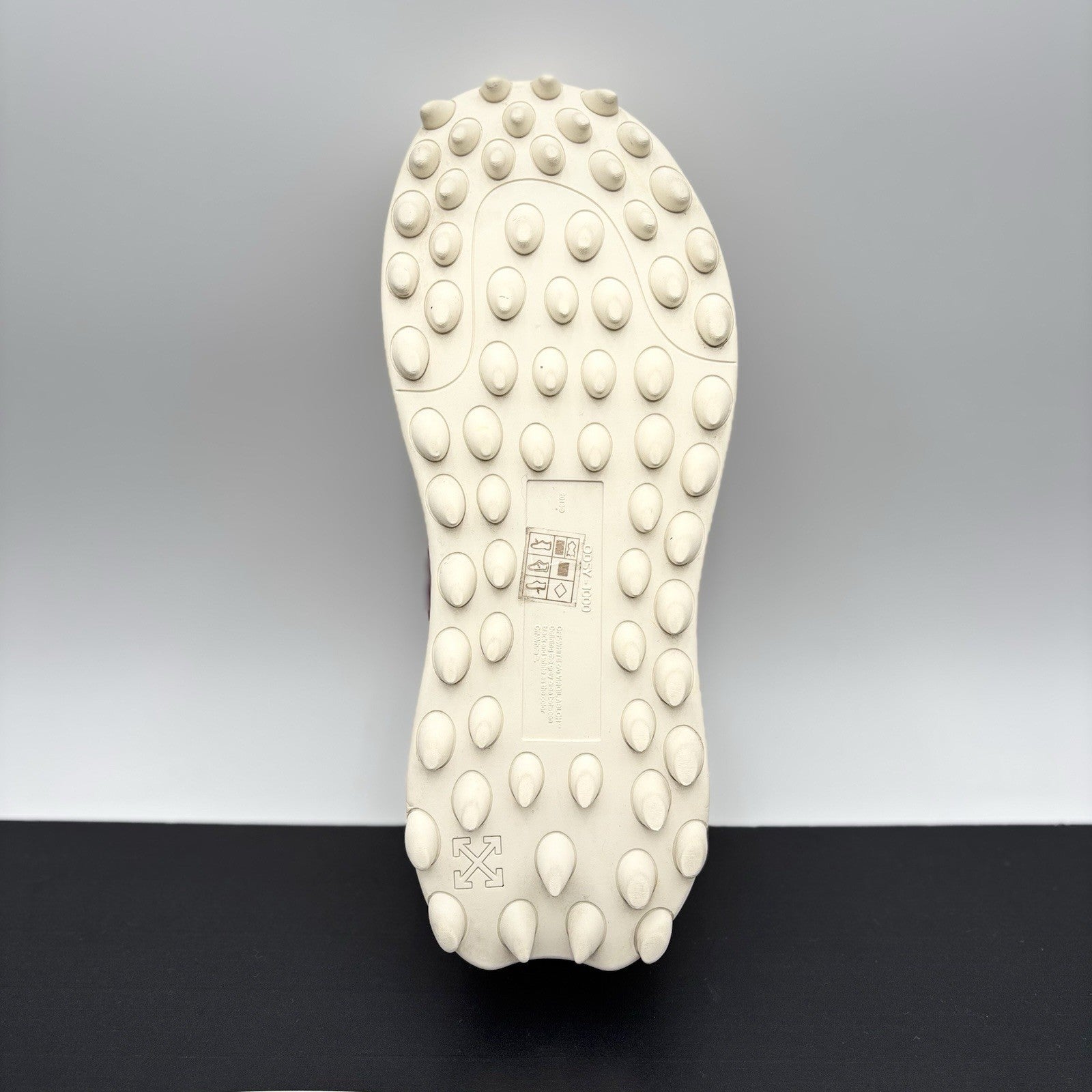 Size 43 (10 US) Off-White Odsy-1000 ' White Multi ' | GREAT CONDITION!