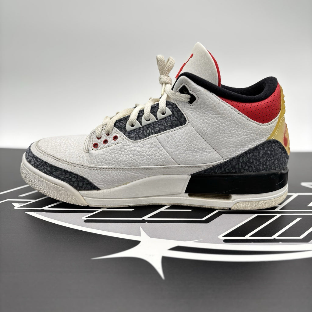 Size 11.5 - Jordan 3 Retro Denim SE Fire Red 2020 | GOOD CONDITION!