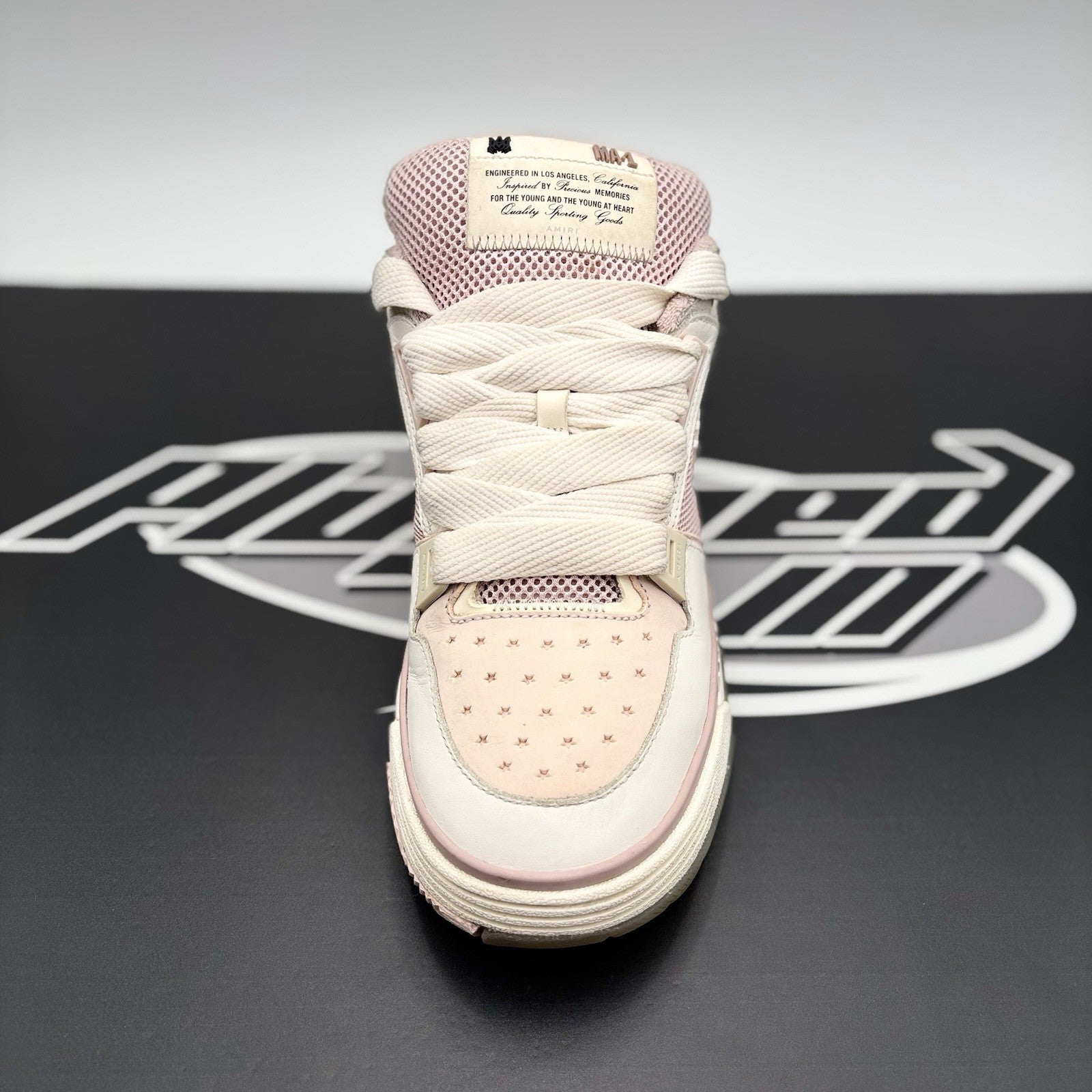 Size 43 (10 US) Amiri MA-1 ' White Pink ' | GOOD CONDITION!