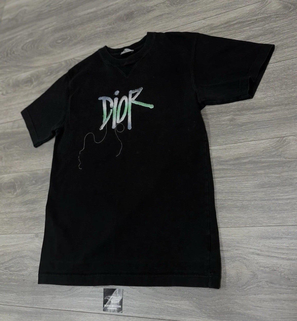 Size Small - Dior Shawn Stussy Embroidered Logo T-Shirt