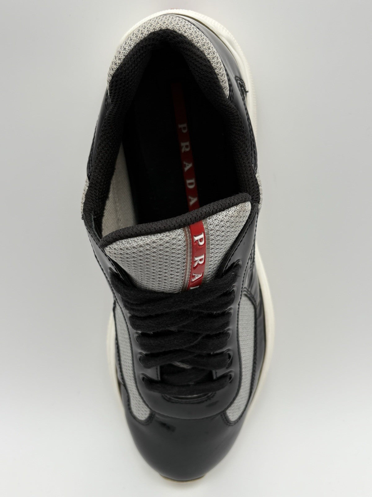 Size 6 UK (7 US) - Prada Americas Cup ' Black Grey ' | GREAT CONDITION!
