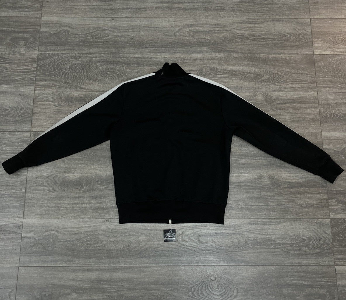 Size L - Palm Angels Classic Track Jacket ' Black White '