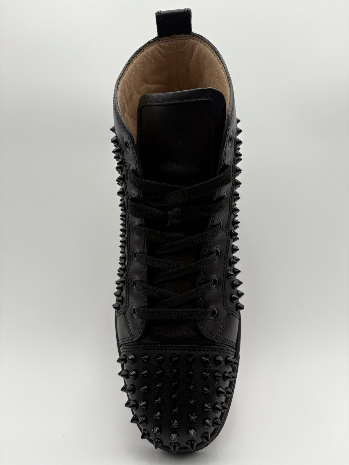 Size 43 (10 US) Christian Louboutin High Spikes ' Black ' | GREAT CONDITION!