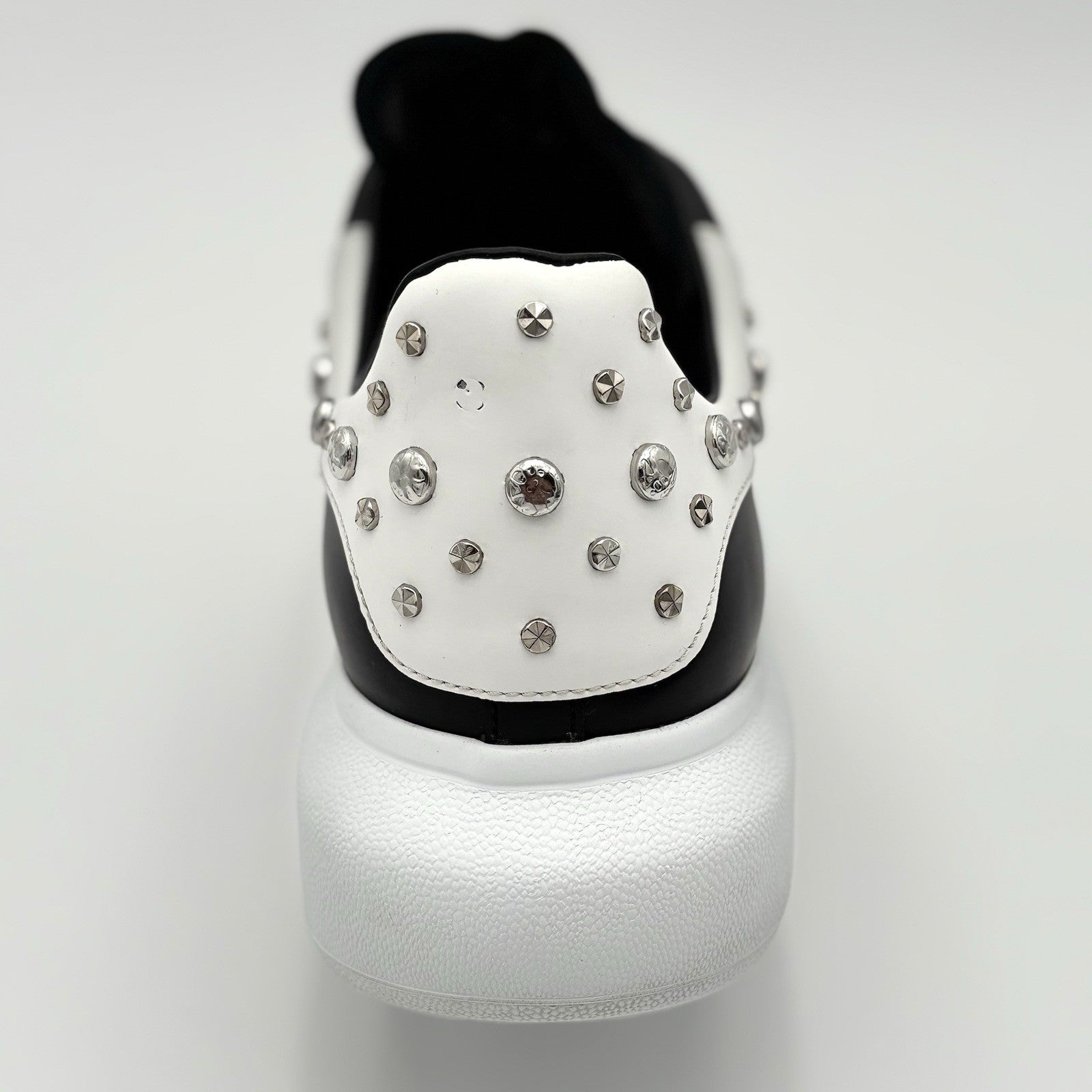 Size 43 (10 US) - Alexander McQueen Studded Oversized ' Black White ' | CLEAN!