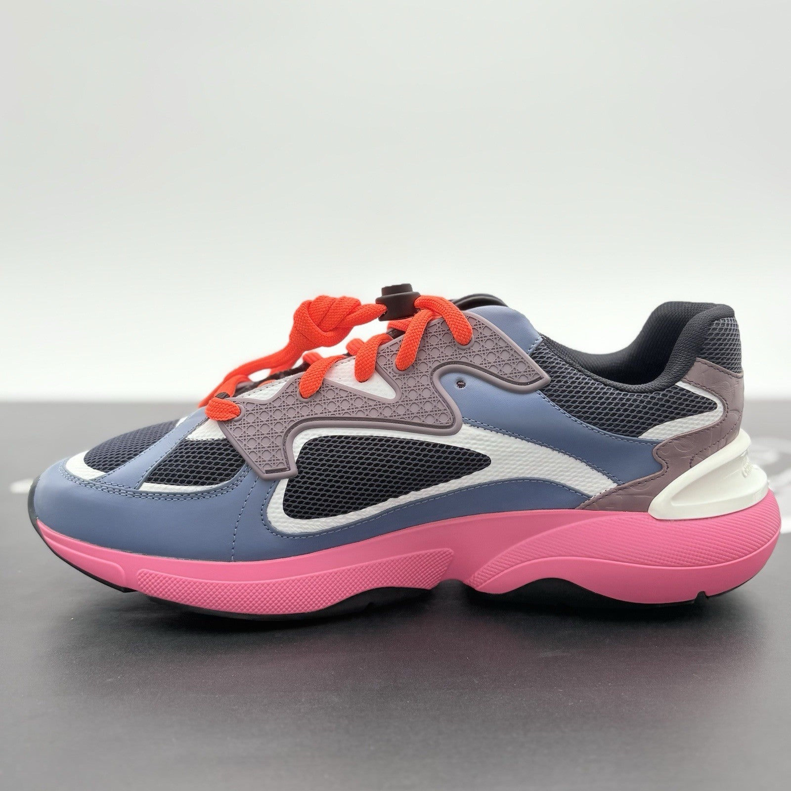Size 41 (8 US) - Dior Mens B24 ' Muave Pink Navy ' Low Top | ONLY TRIED ON!