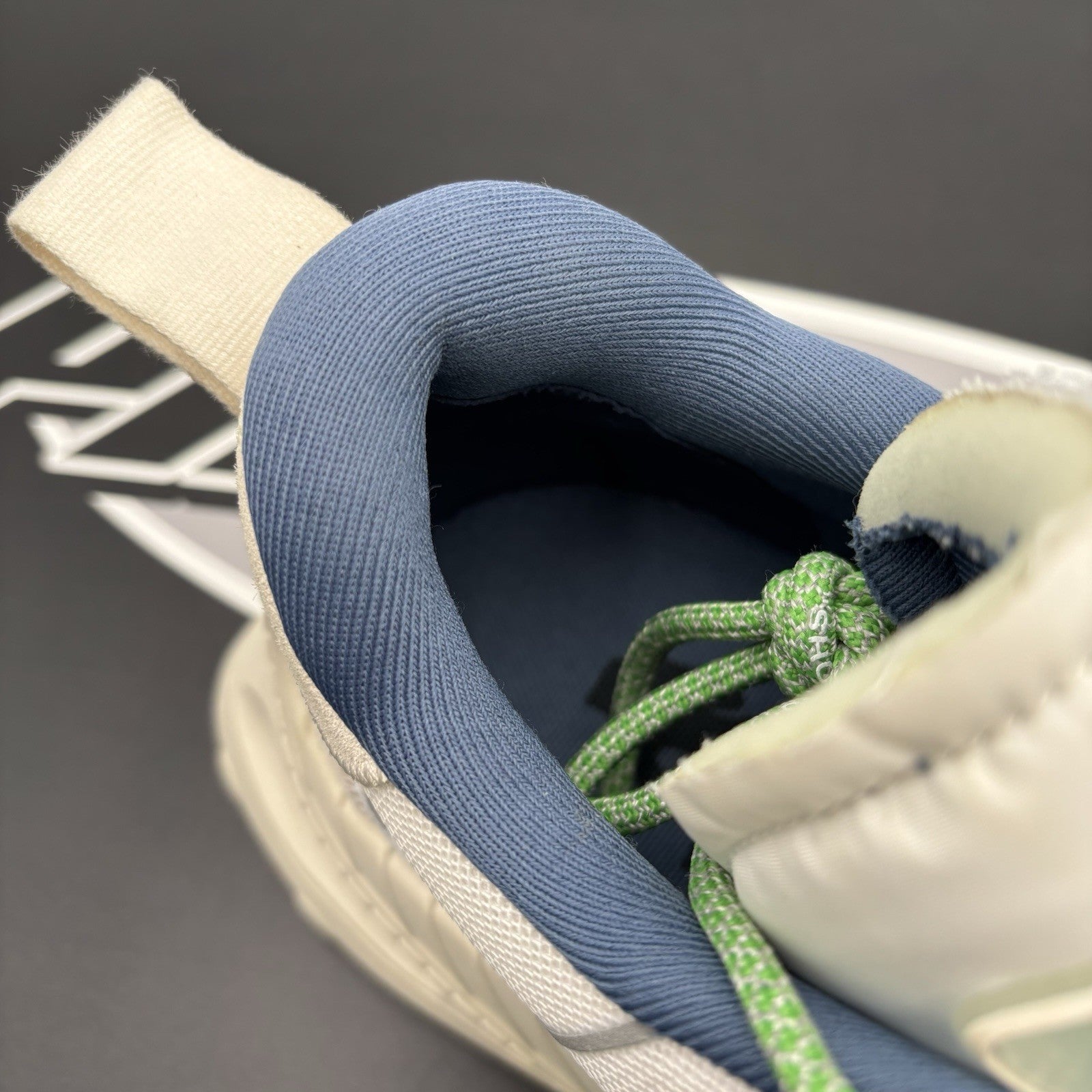 Size 45 (12 US) Off-White ODSY-1000 ' White, Green Spray Paint ' | GREAT!