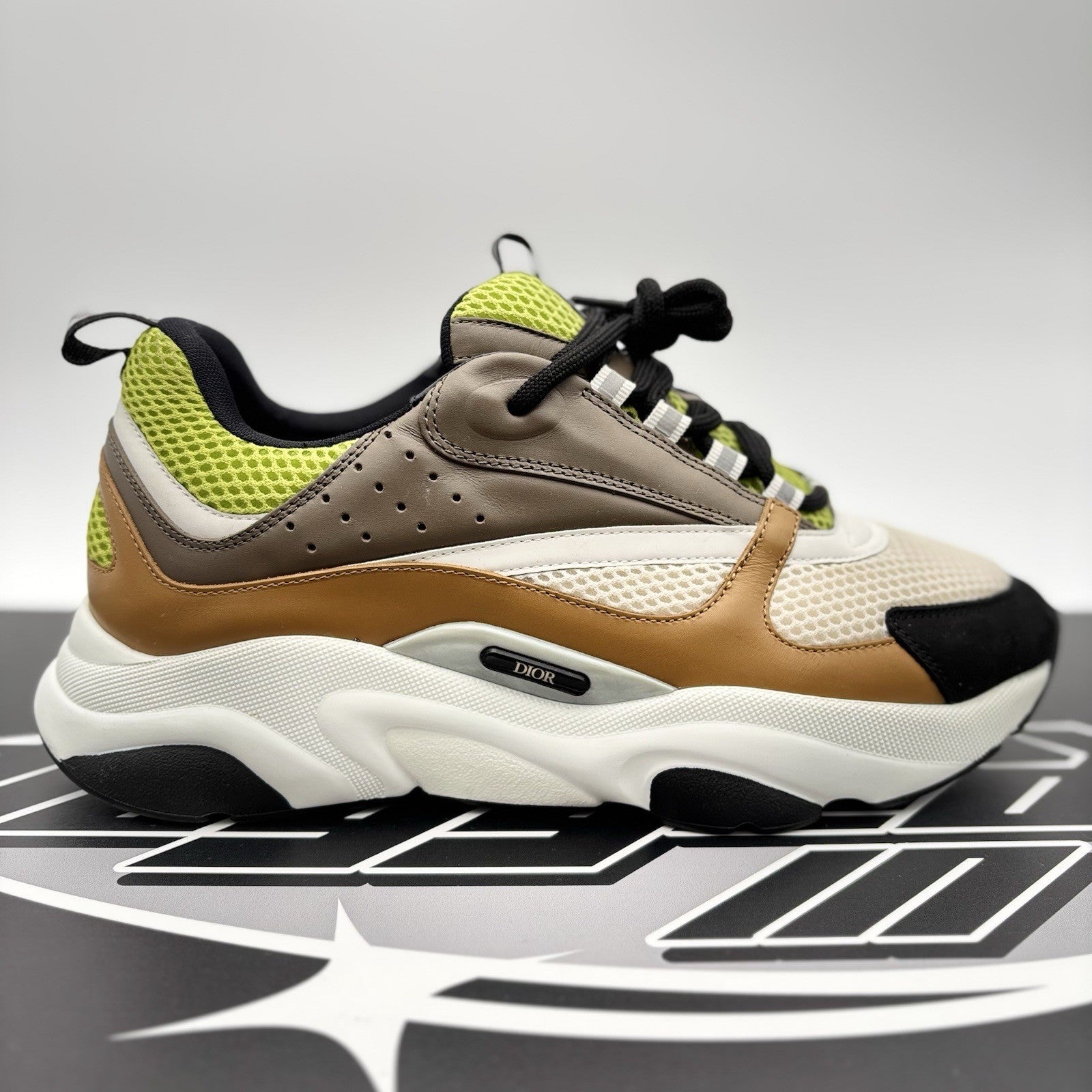 Size 45 (US 12) - Dior B22 Sneaker ' Brown, Kaki ' | GOOD CONDITION!