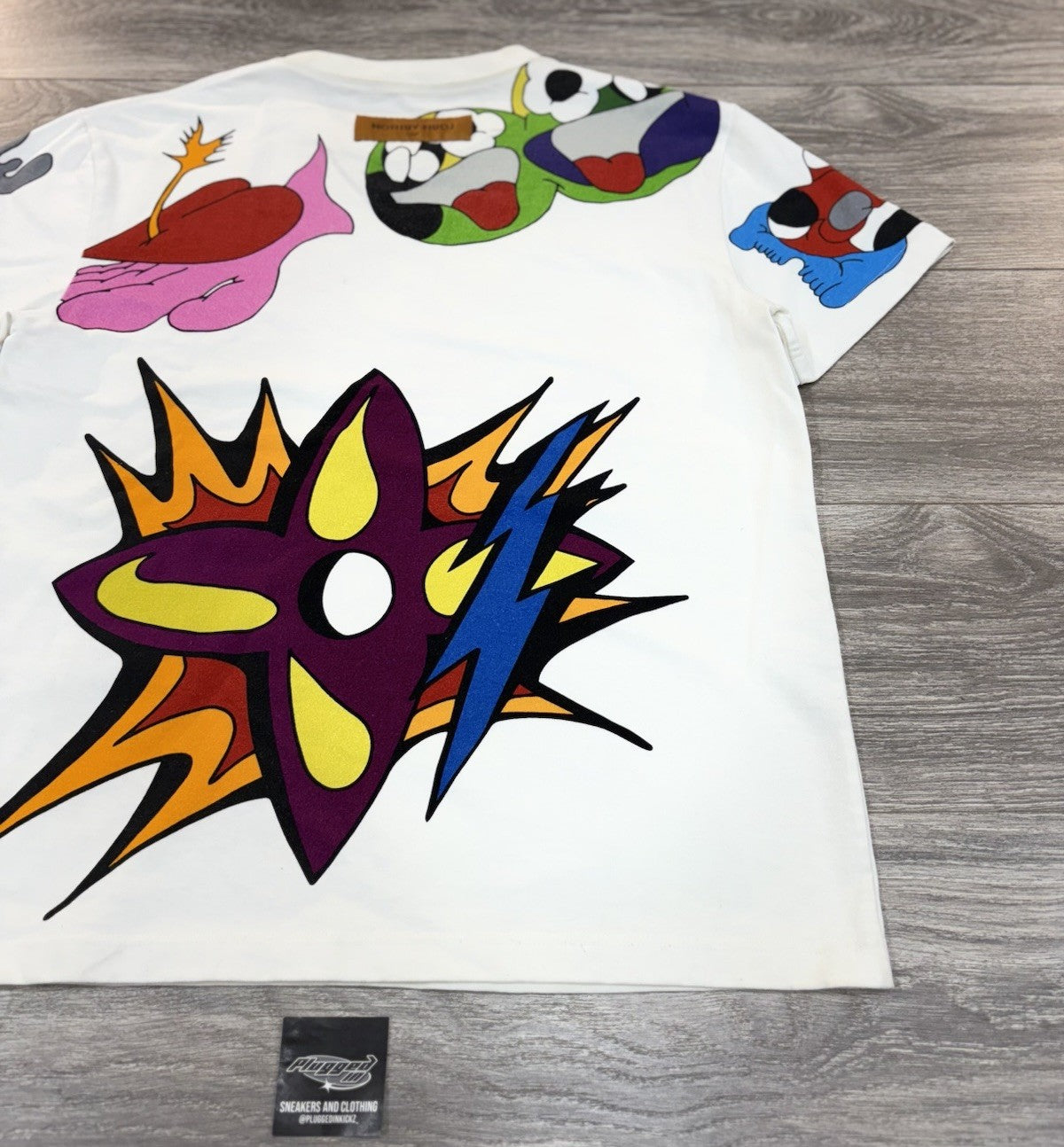 Size Small - Louis Vuitton Cartoon Short Sleeve T-Shirt ' White ' | EXCELLENT!