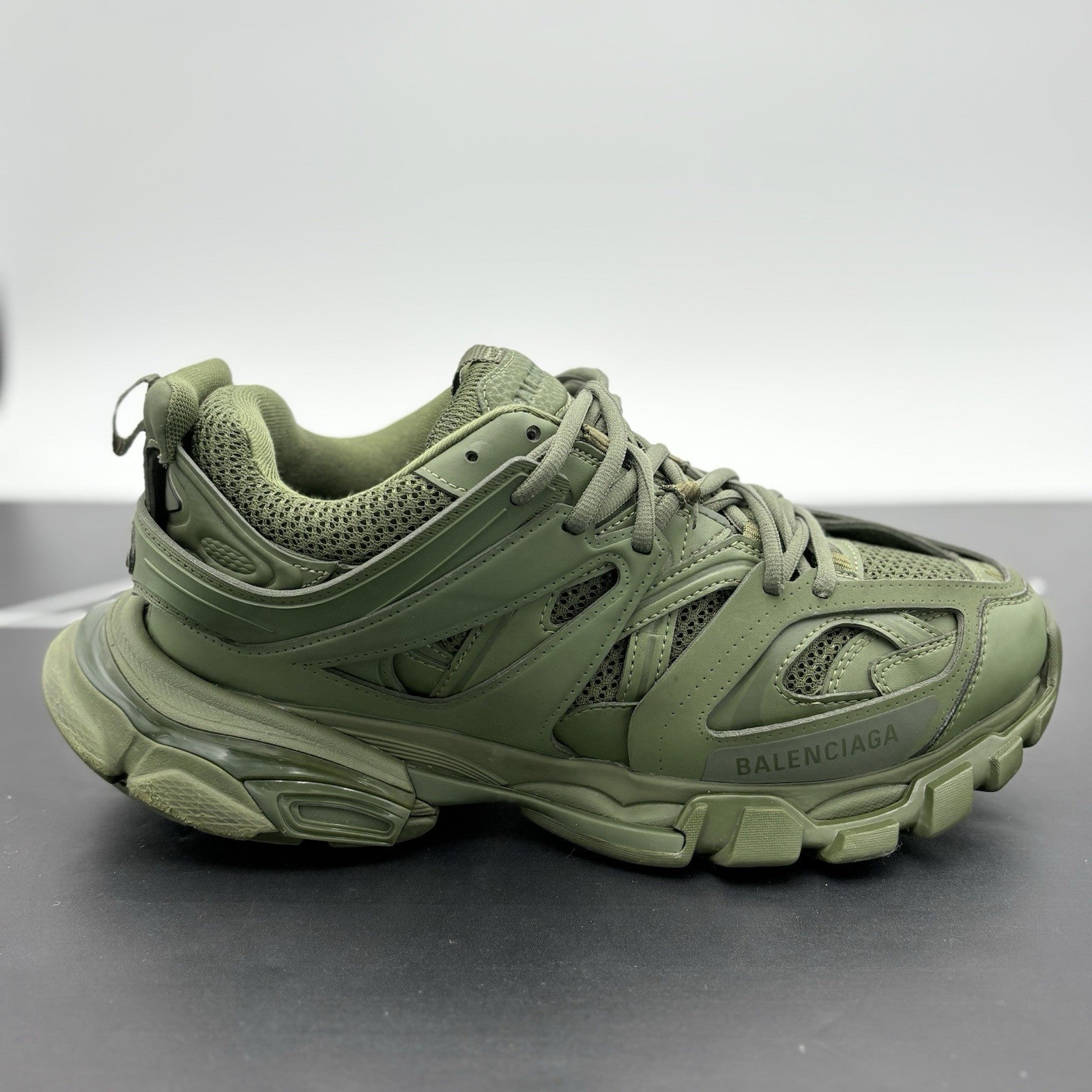 Size 42 (9 US) - Balenciaga Track Sneakers ' Khaki Green ' | GREAT CONDITION!