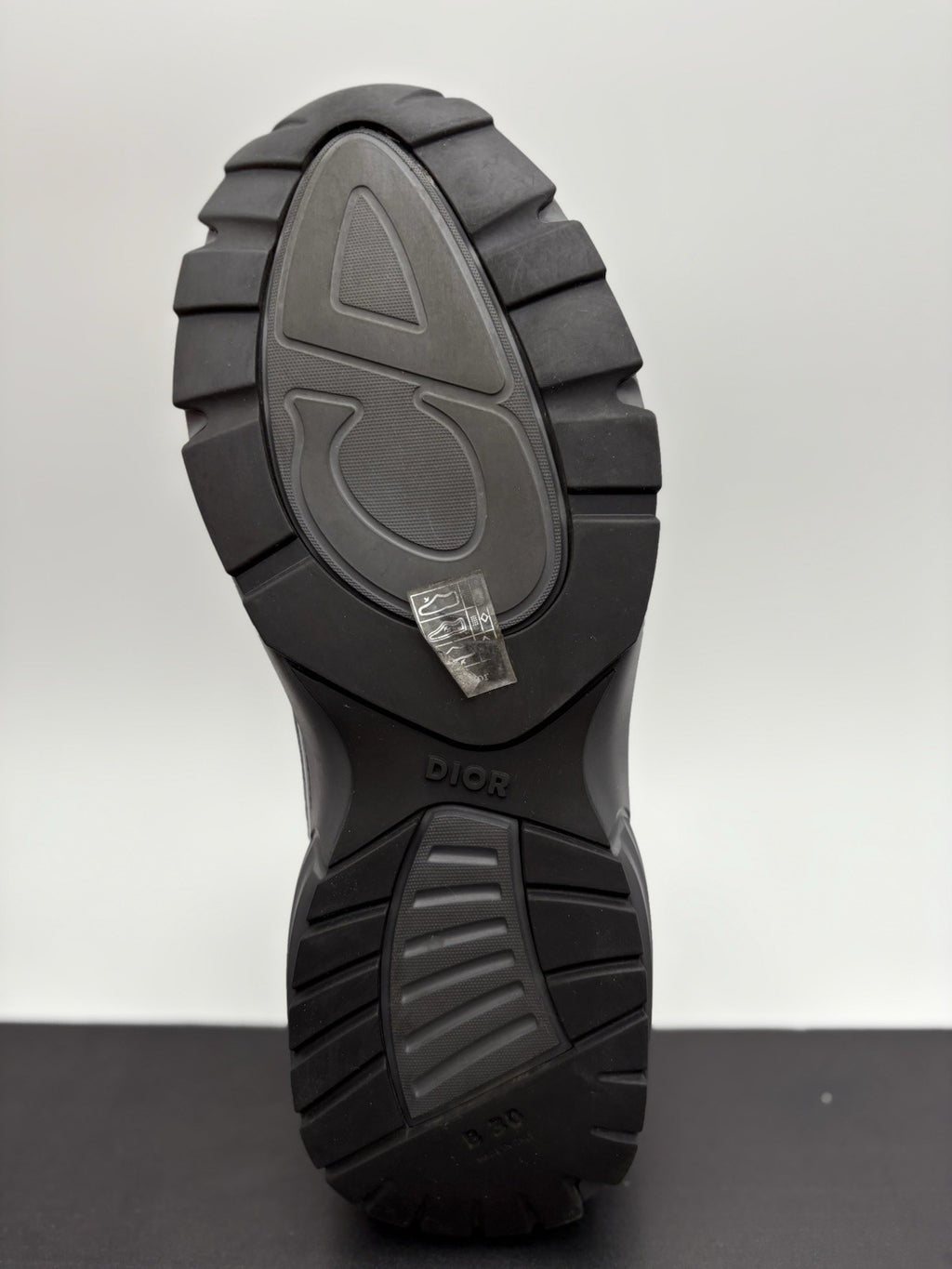Size 45 (12 US) Dior B30 Reflective Sneaker ' Black Gray ' | ONLY WORN 1-3x